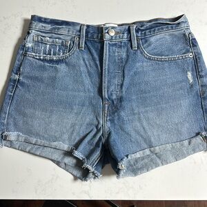 Frame denim shorts